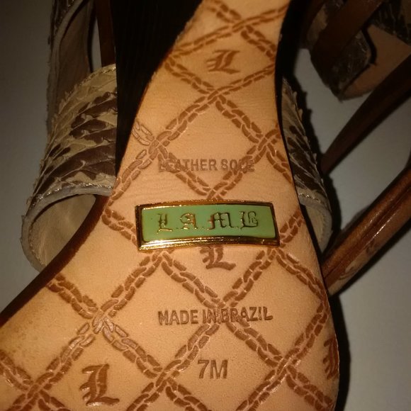 L.A.M.B Snakeskin Shoes - Picture 4 of 5